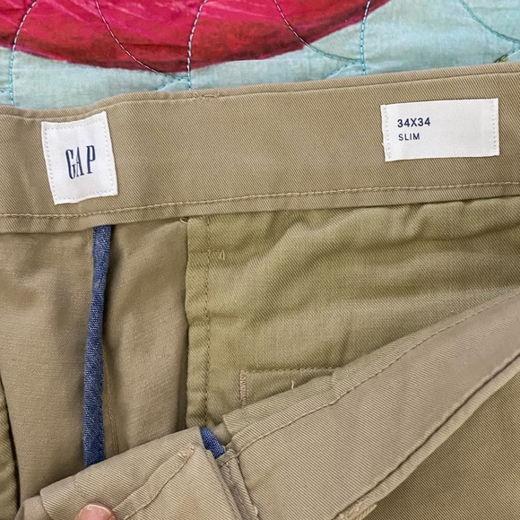 NWOT Gap Performance Khaki In Slim Fit With Gap Flex Waist 34. - Picture 9 of 11